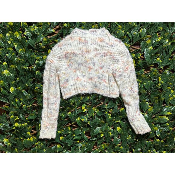 Urban Outfitters Cameron Confetti Cropped Cardigan Knit Button Size XS - Picture 5 of 10